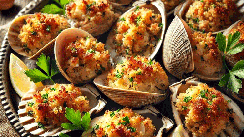 Baked Stuffed Clams