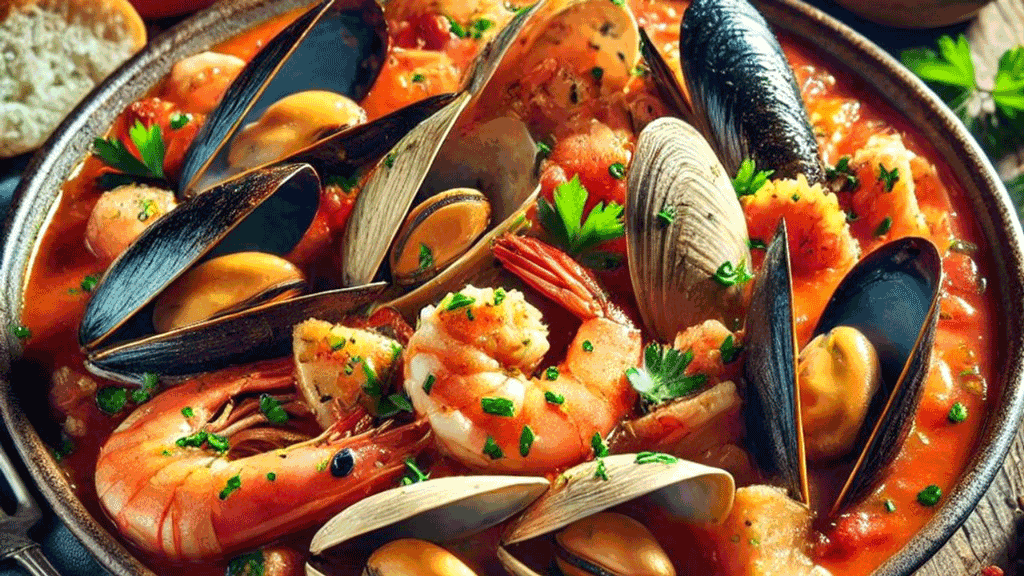 Cioppino (Italian Seafood Stew)