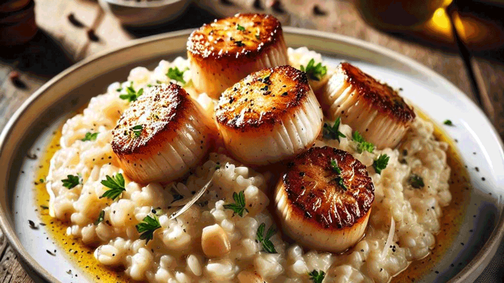 Scallop Risotto