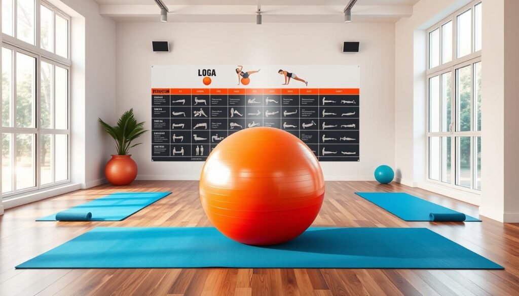 Yoga Ball Workouts Tracking Progress