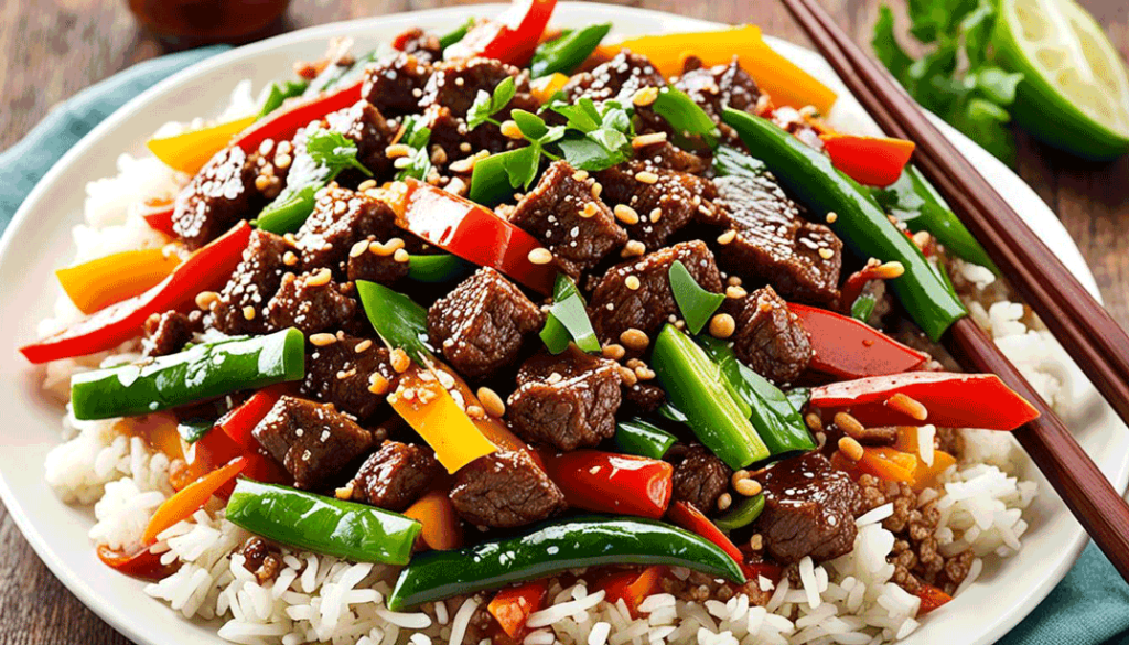 beef mince stir fry