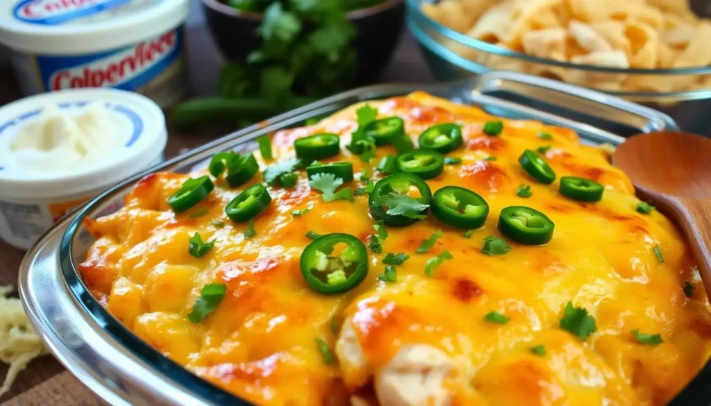 Keto Jalapeno Popper Chicken Casserole