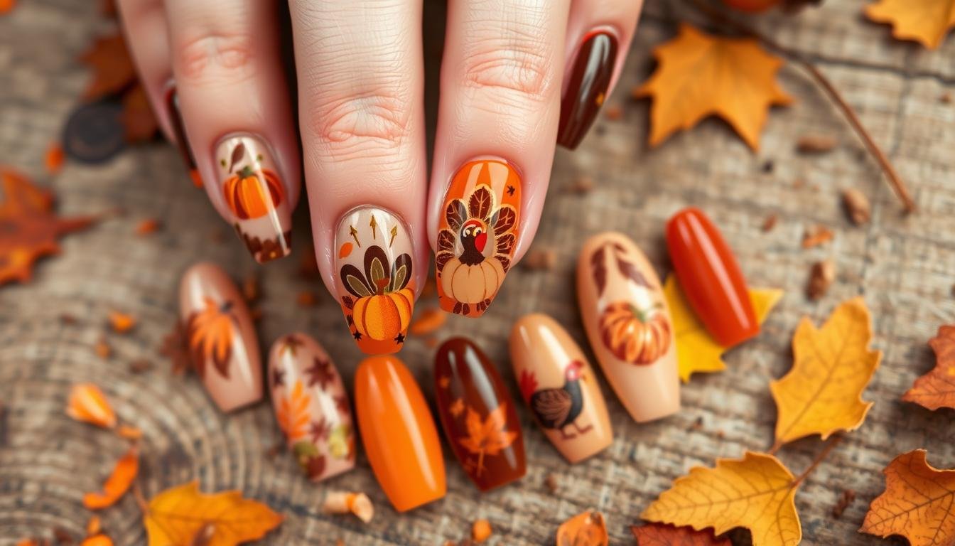 Thanksgiving Nail Designs