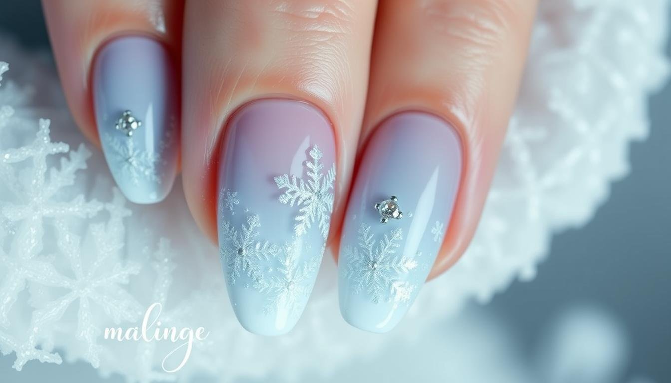 winter wonderland nails