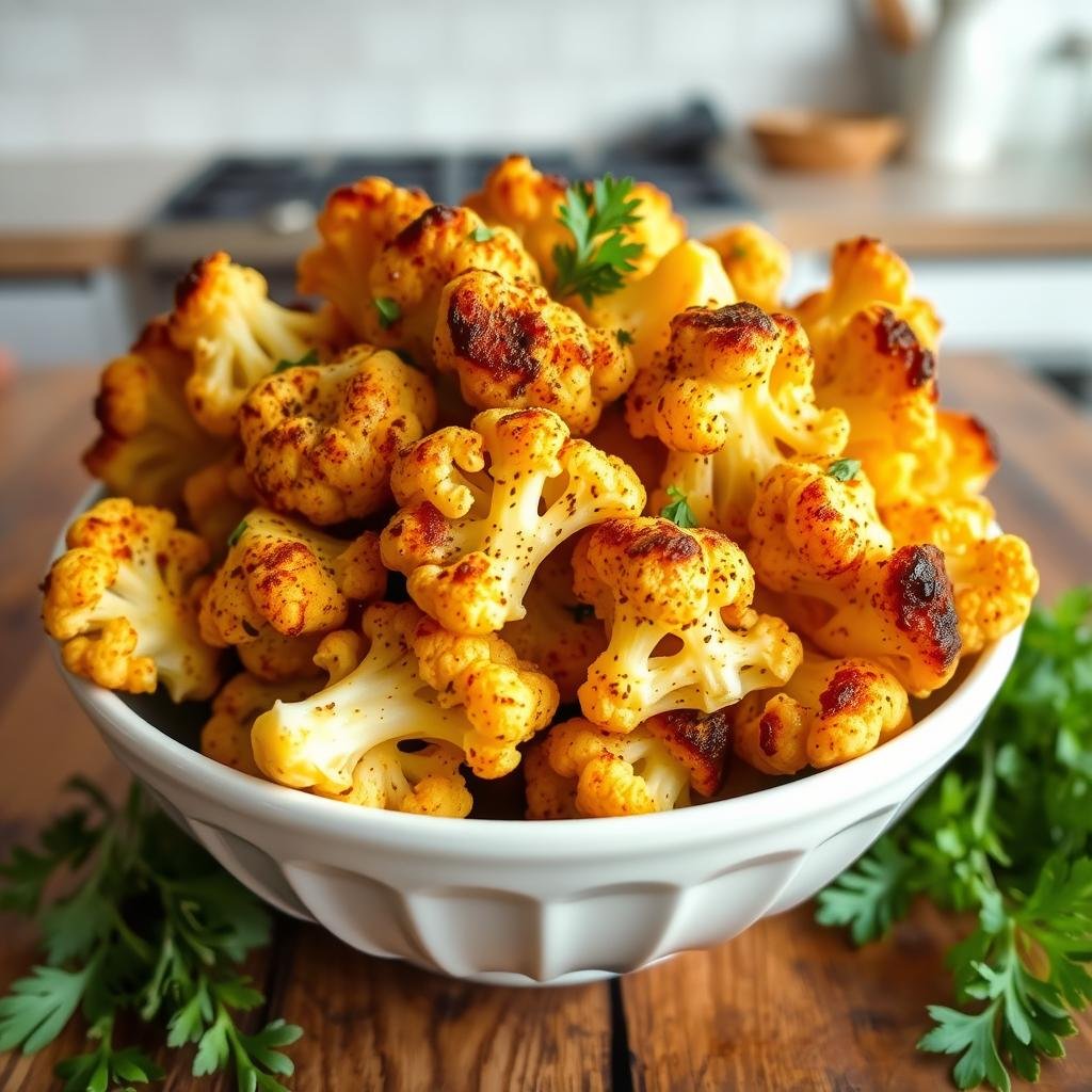 Seasoned Roasted Cauliflower