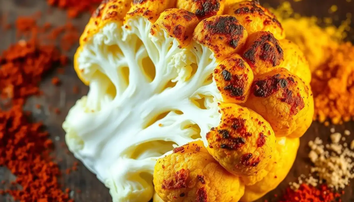 Seasoned Roasted Cauliflower