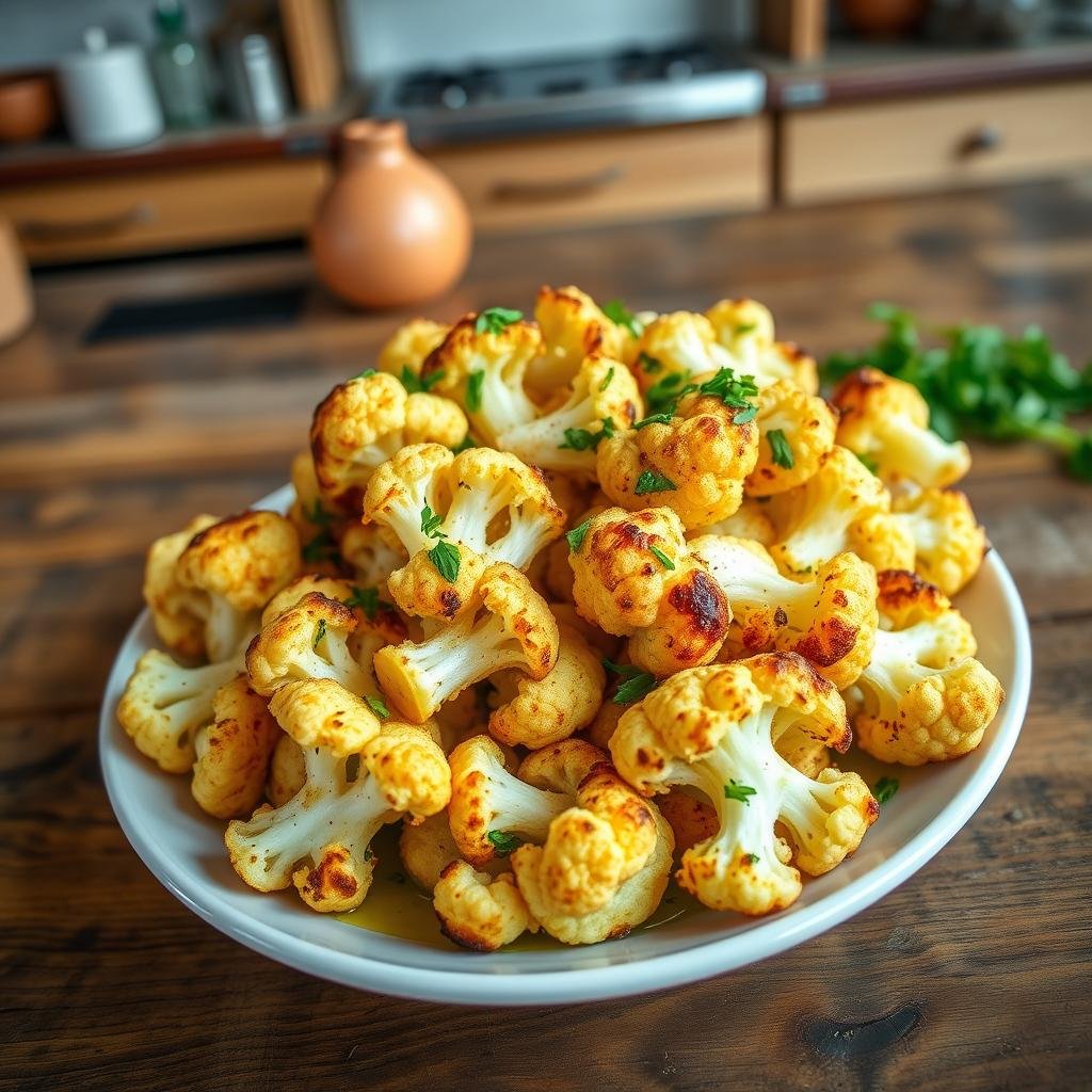 crispy roasted cauliflower