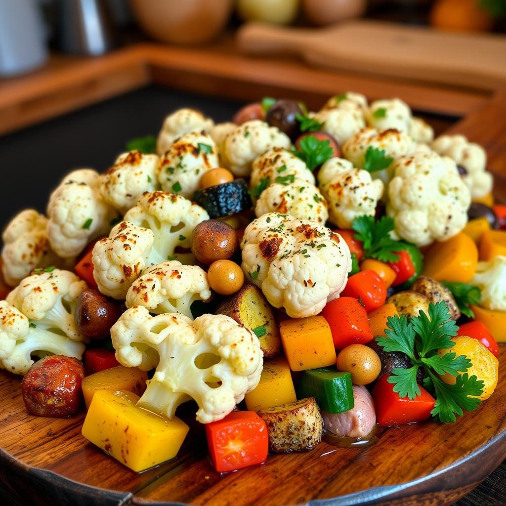 healthy roasted vegetables