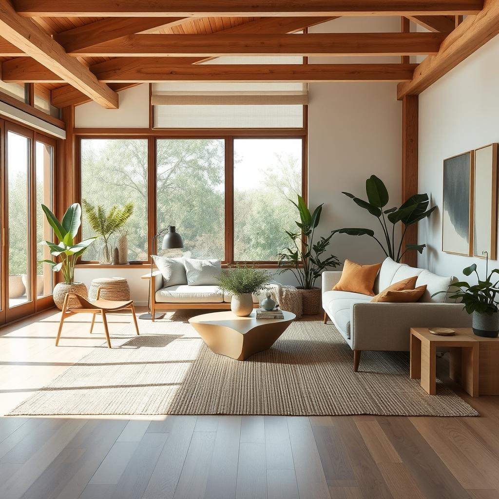 Organic Modern Living Room Decor Tips