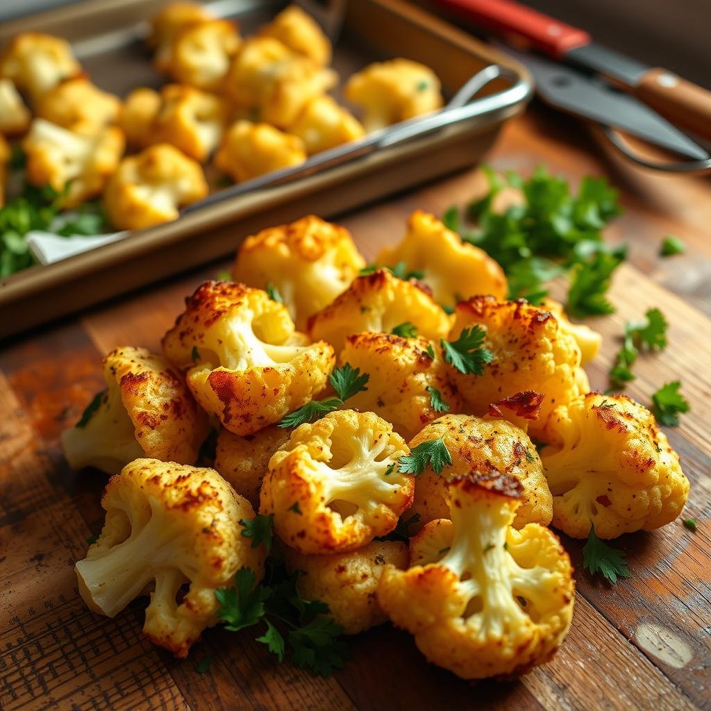 oven-baked cauliflower