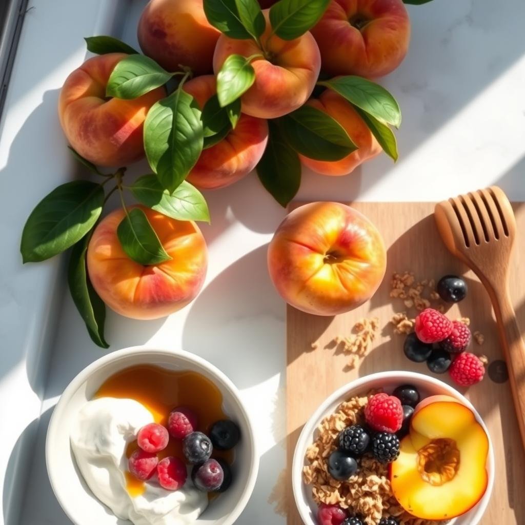 Healthy peach breakfast recipes