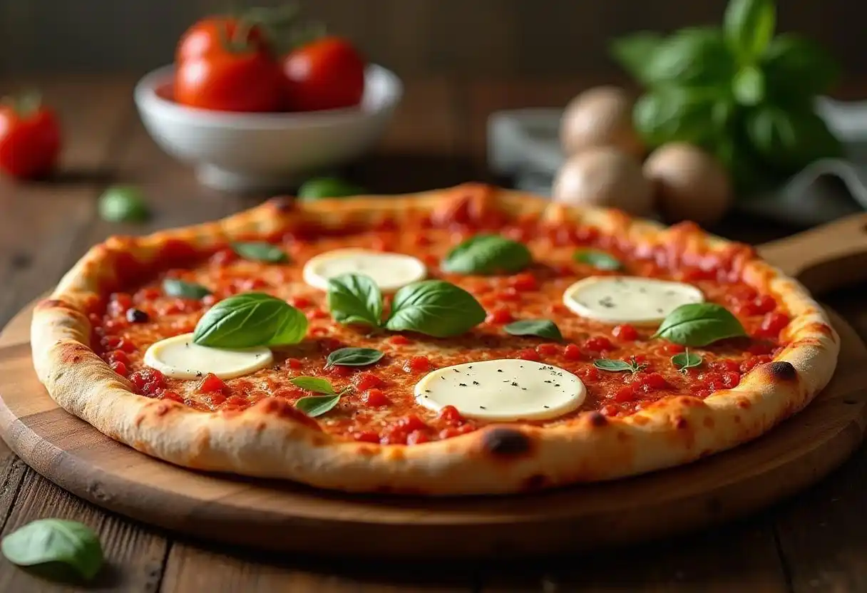 Simple Margherita Pizza