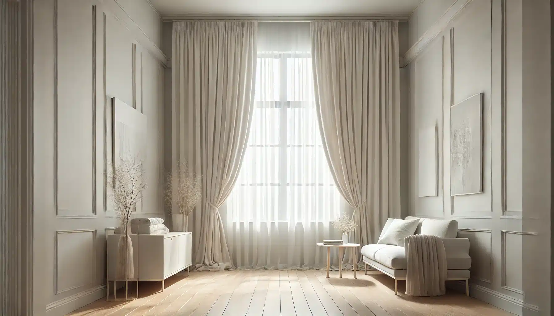 15 Cozy Living Room Ideas for Small Spaces 9 Cozy high curtain design for small rooms