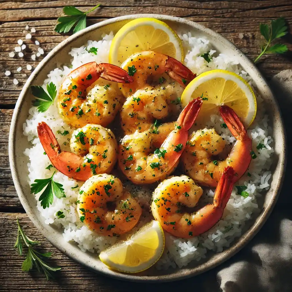 10 Easy Meals You Can Make in Under 20 Minutes 1 Garlic Butter Shrimp with Rice