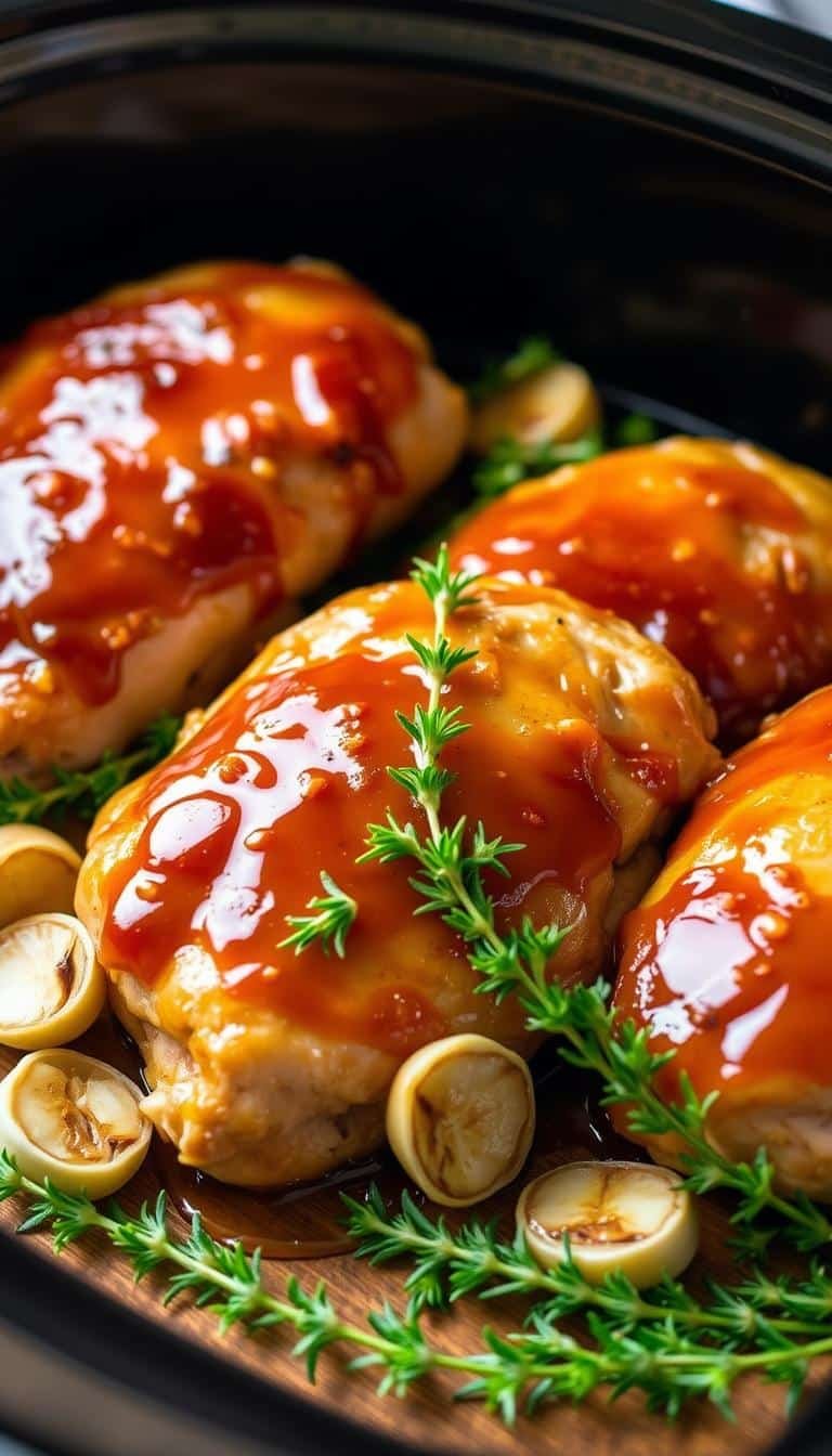 Slow Cooker Honey Garlic Chicken Slow Cooker Honey Garlic Chicken
