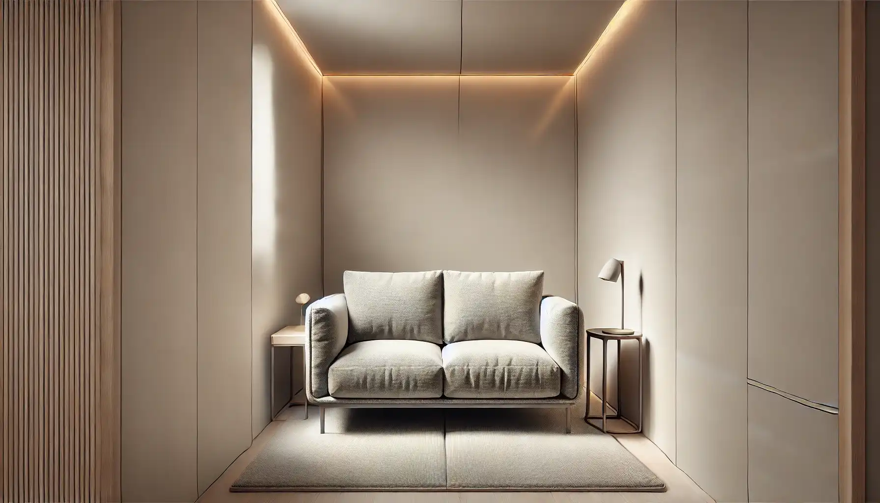 15 Cozy Living Room Ideas for Small Spaces 3 Small cozy loveseat in compact space