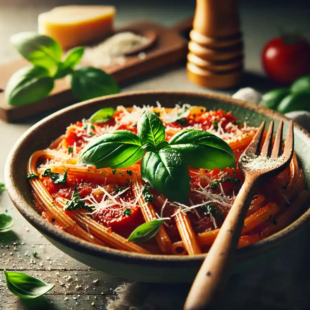 10 Easy Meals You Can Make in Under 20 Minutes 6 easy meals
One-Pot Tomato Basil Pasta