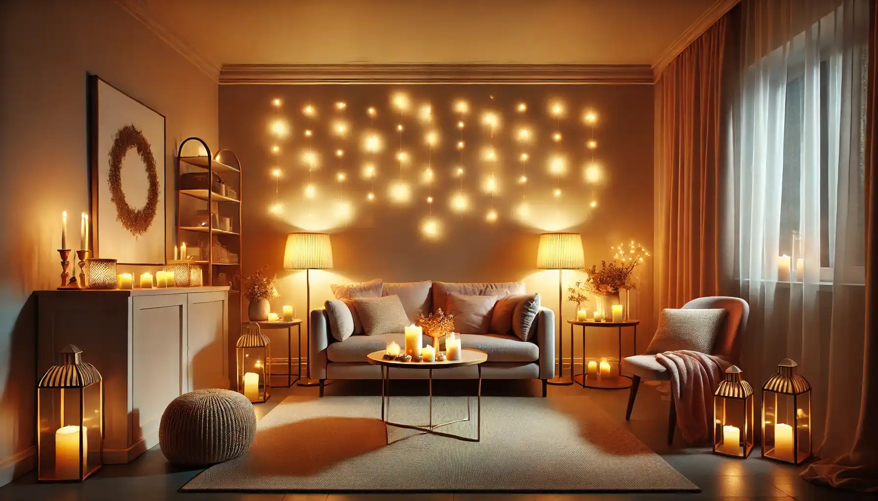 15 Cozy Living Room Ideas for Small Spaces 5 Warm lighting ideas for cozy small spaces
